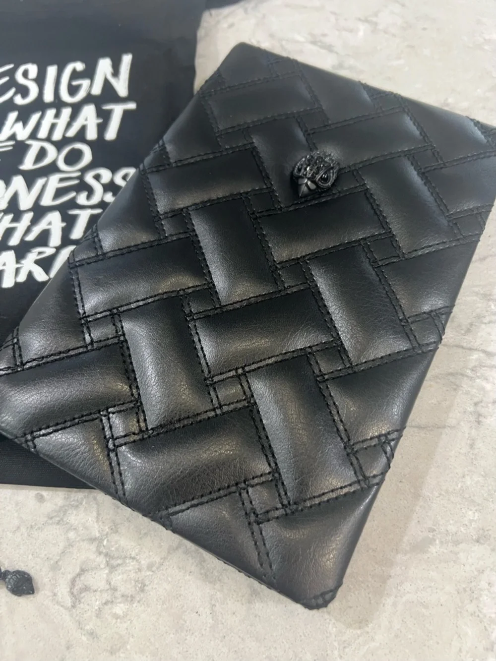NIP Kurt Geiger Eagle Leather Notebook
